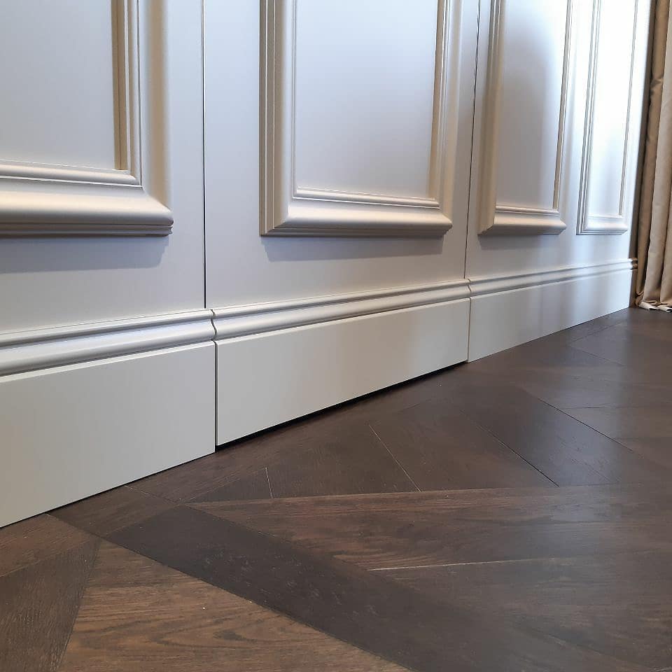 Ідеальний монтаж МДФ плінтусу - фінальний результат