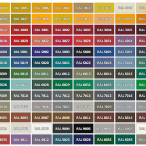 RAL-k7-colour-chart